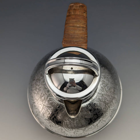 英國復古鍍銀平紋針織水壺